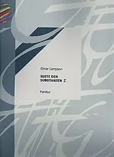 Elmar Lampson Notenblätter Suite der Substanzen 1