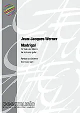 Jean Jacques Werner Notenblätter Madrigal