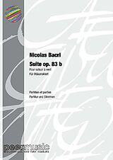 Nicolas Bacri Notenblätter Suite op.83b