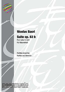 Nicolas Bacri Notenblätter Suite op.83b