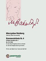 Mieczyslaw Weinberg Notenblätter Kammersinfonie Nr.4 op.153