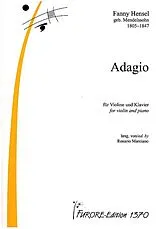 Fanny (Mendelssohn) Hensel Notenblätter Adagio
