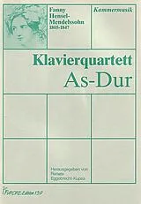 Fanny (Mendelssohn) Hensel Notenblätter Klavierquartett As-Dur