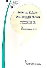 Felicitas Kukuck Notenblätter Die Tänze der Mirjam