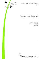 Margaret S. Brandman Notenblätter Saxophone Quartet für 4 Saxophone (SATBar)