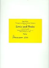 Anna Amalia von Sachsen-Weimar Notenblätter Erwin und Elmire