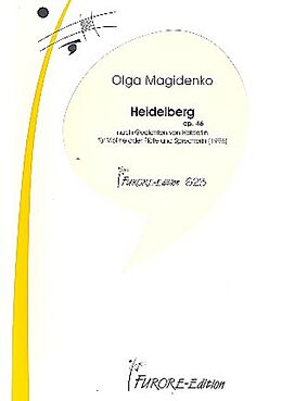 Olga Magidenko Notenblätter Heidelberg op.46 nach Gedichten von Hölderlin
