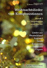  Notenblätter Weihnachtslieder von Komponistinnen Band 2