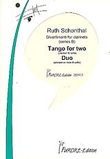 Ruth E. Schonthal Notenblätter Tango for two und Duo