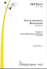 Mel (Domange, Mélanie) Bonis Notenblätter Klaviermusik Band 2 - Pièces pittoresques et poétiques