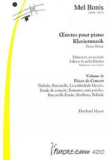 Mel (Domange, Mélanie) Bonis Notenblätter Klaviermusik Band 4Pièces de Concert