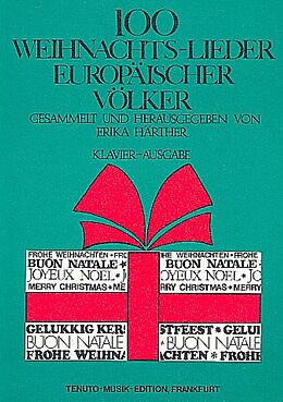  Notenblätter 100 Weihnachtslieder europäischer