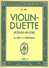  Notenblätter 50 Violin-Duette älterer Meister Band 2 (1. Lage)