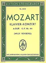 Wolfgang Amadeus Mozart Notenblätter Konzert A-Dur KV414 für