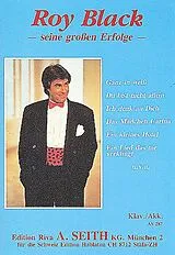  Notenblätter Roy BlackSeine grossen Erfolge