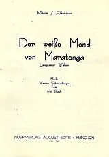  Notenblätter Der weisse Mond von Marathonga