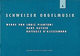  Notenblätter Schweizer Orgelmusik Band 6