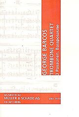 George Barcos Notenblätter Quartett für 3 Posaunen und