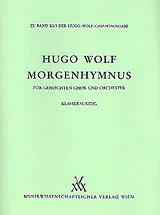 Hugo Wolf Notenblätter Morgenhymnus