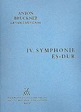 Anton Bruckner Notenblätter Sinfonie Es-Dur Nr.4 2. Fassung von 1878 mit Finale von 1880