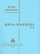 Anton Bruckner Notenblätter Missa solemnis b-Moll