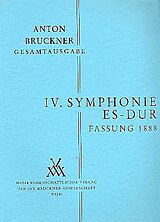 Anton Bruckner Notenblätter Sinfonie Es-Dur Nr.4 (Fassung von 1888)