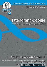 Helge Barabas Notenblätter Tatendrang-Boogie (mit Übungsversionen)