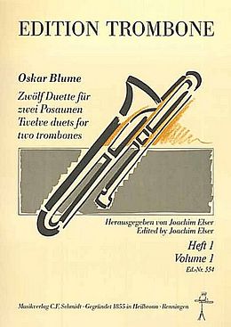 Oskar Blume Notenblätter 12 Duette Band 1 (Nr.1-6)