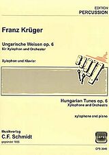 Franz Krüger Notenblätter Ungarische Weisen