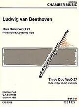 Ludwig van Beethoven Notenblätter 3 Duos