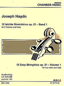 Franz Joseph Haydn Notenblätter 12 leichte Streichtrios op.21 Band 1 (Nr.1-6)