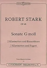 Robert Stark Notenblätter Sonate g-Moll op.49