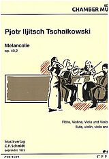 Peter Iljitsch Tschaikowsky Notenblätter Melancolie op.40,2