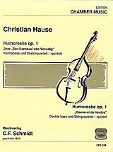 Christian Hause Notenblätter Humoreske über Der Karneval von Venedig op.1