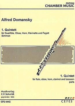 Alfred Domansky Notenblätter Quintett Nr.1