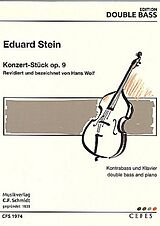 Eduard Stein Notenblätter Konzert-Stück op.9