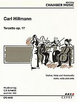 Carl Hillmann Notenblätter Terzetto op.17