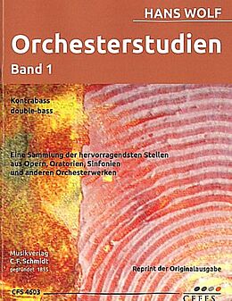  Notenblätter Orchesterstudien Band 1