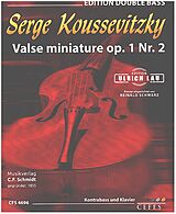 Serge Koussevitzky Notenblätter Valse miniature op.1 Nr.2