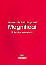Giovanni Battista Pergolesi Notenblätter Magnificat für Soli