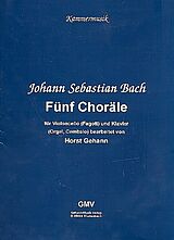 Johann Sebastian Bach Notenblätter 5 Choräle