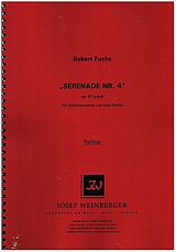 Robert Fuchs Notenblätter Serenade Nr. 4 op. 51 g-Moll