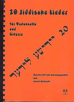  Notenblätter 20 Jiddische Lieder