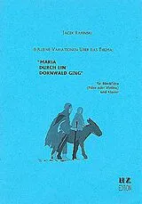 Jacek Ansgar Rabinski Notenblätter 6 Variationen über Maria durch ein Dornwald ging