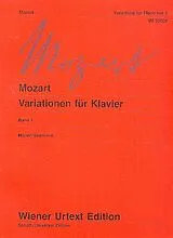 Wolfgang Amadeus Mozart Notenblätter Variationen Band 1 für Klavier