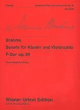 Johannes Brahms Notenblätter Sonate F-Dur op.99 für
