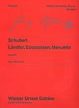 Franz Schubert Notenblätter Ländler Ecossaisen Menuette