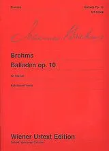 Johannes Brahms Notenblätter Balladen op.10 für Klavier