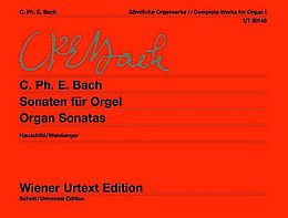 Carl Philipp Emanuel Bach Notenblätter Sämtliche Orgelwerke Band 1