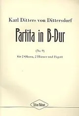 Karl Ditters von Dittersdorf Notenblätter Partita B-Dur Nr.9